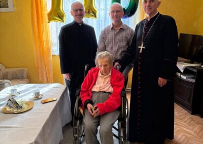 On her 110th birthday. (Source: Parafia Świętej Jadwigi w Ziemięcicach)