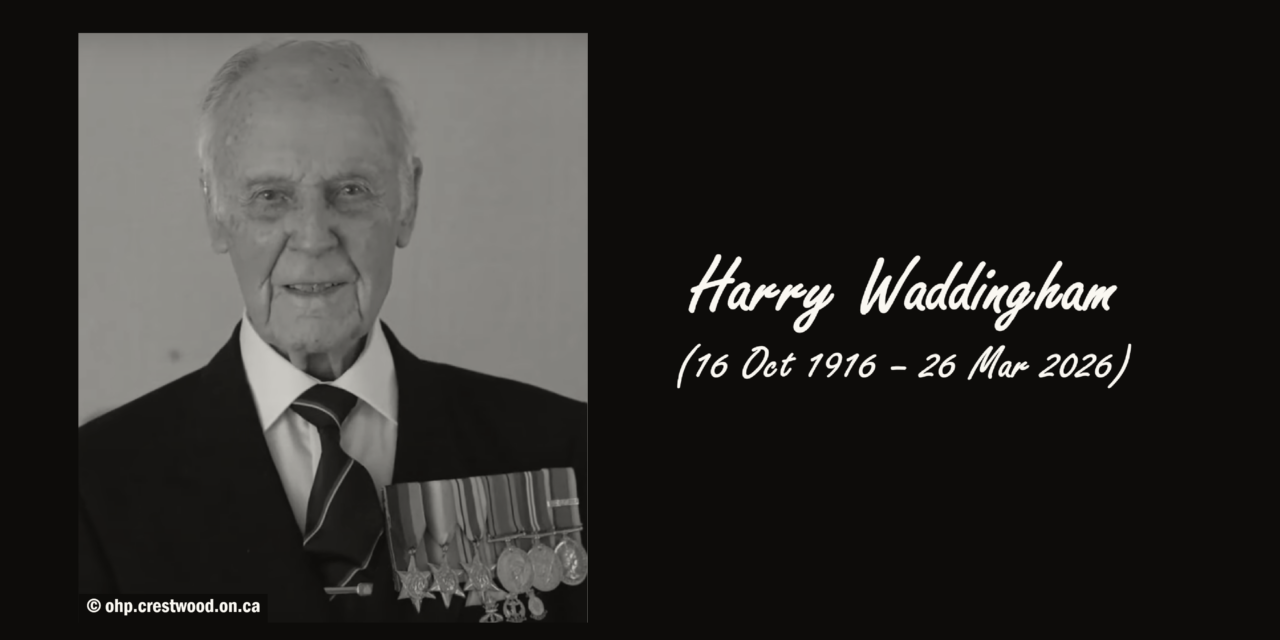 UK’s Oldest WWII Veteran, Harry Waddingham, Dies at 109