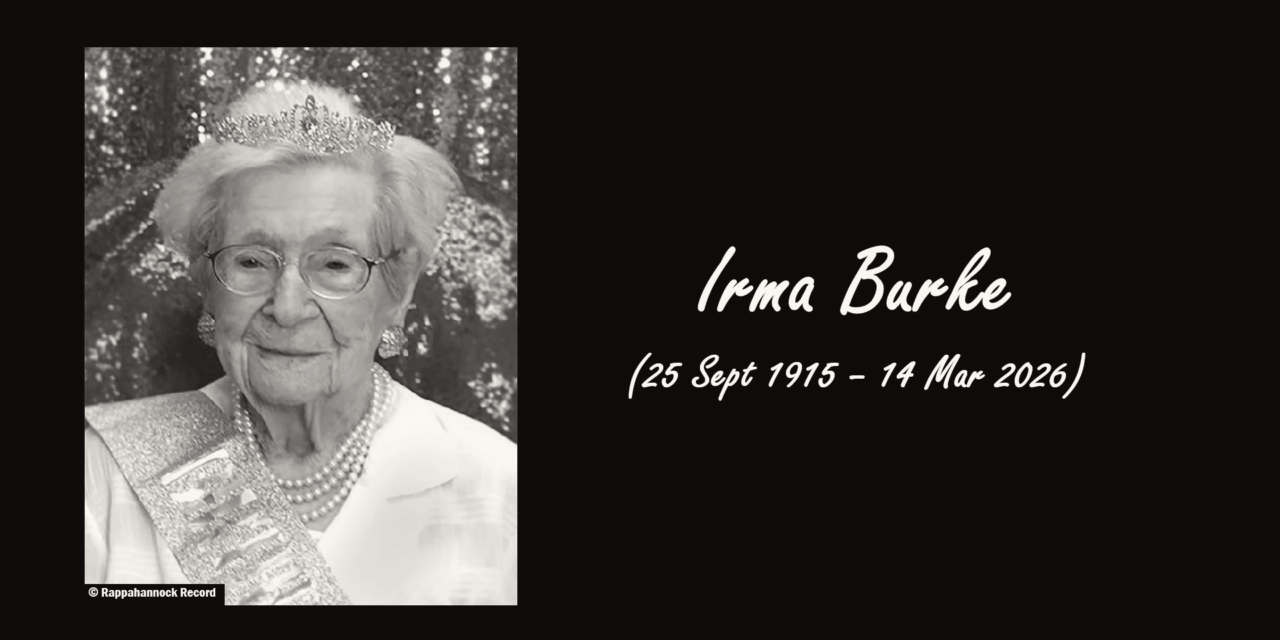 American Woman Irma Burke Dies at 110