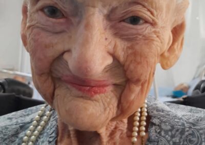 On her 111th birthday on 16 April 2026. (Source: Courtesy of the nursing home)