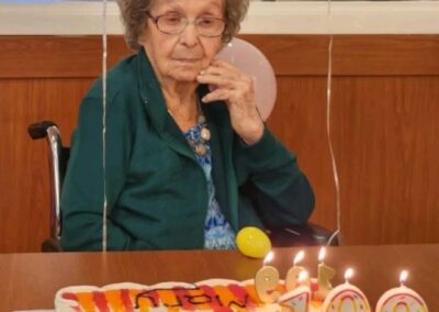 On her 109th birthday. (Source: Facebook / Greenwood Center for Nursing & Rehabilitation)