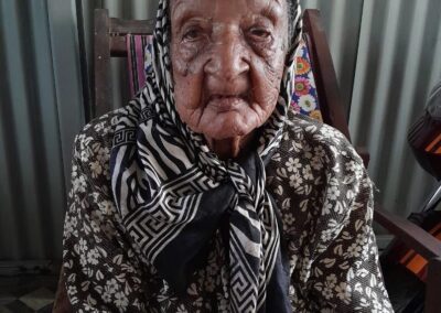 On her 109th birthday. (Source: Facebook / Paroisse Saint Jean Marie Vianney)