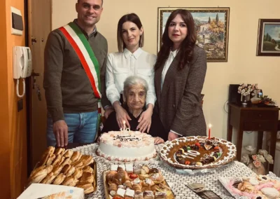 On her 110th birthday. (Source: Unione Sarda)