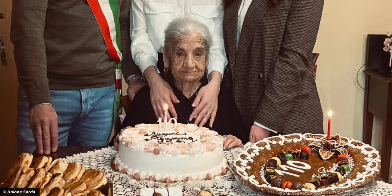 Italian Woman Pierina Pitzalis Turns 110