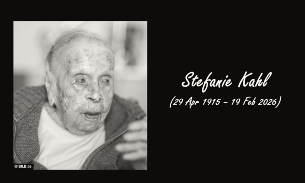 German Woman Stefanie Kahl Dies at 110