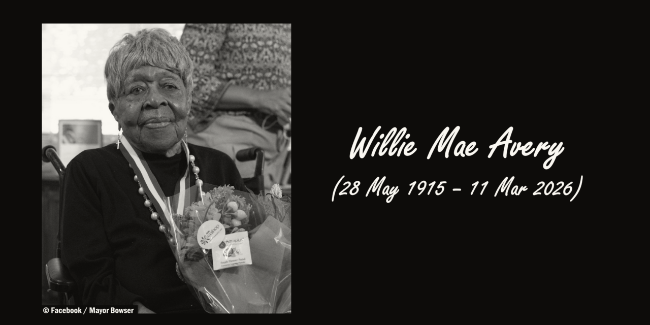 American Woman Willie Mae Avery Dies at 110