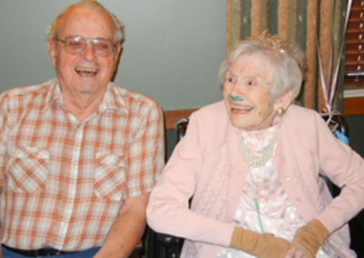 On her 110th birthday. (Source: myleaderpaper.com)
