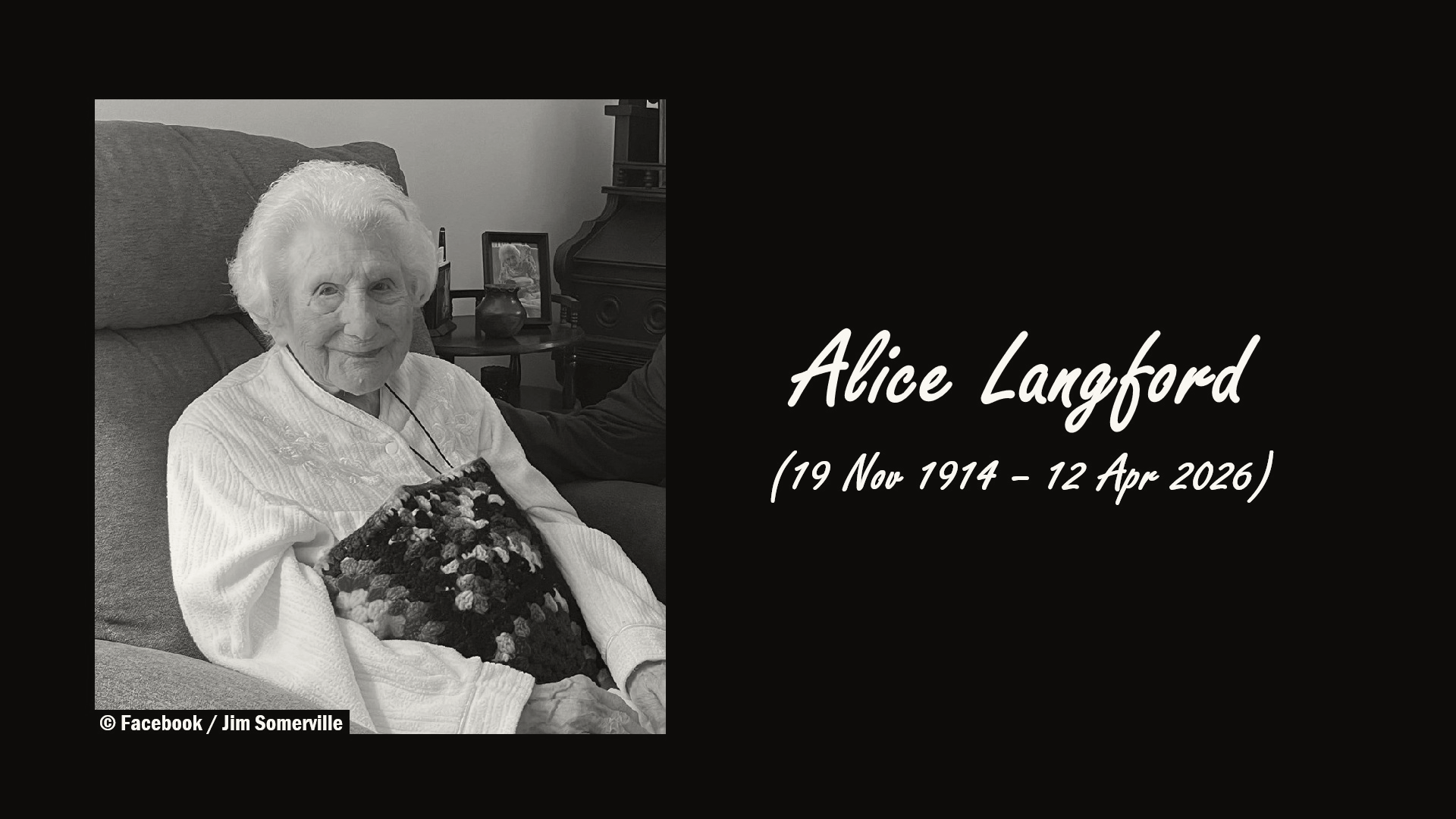 Alice Langford, the Oldest Person in Virginia, USA, Dies at 111