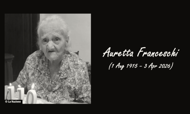 Italian Woman Auretta Franceschi Dies at 110