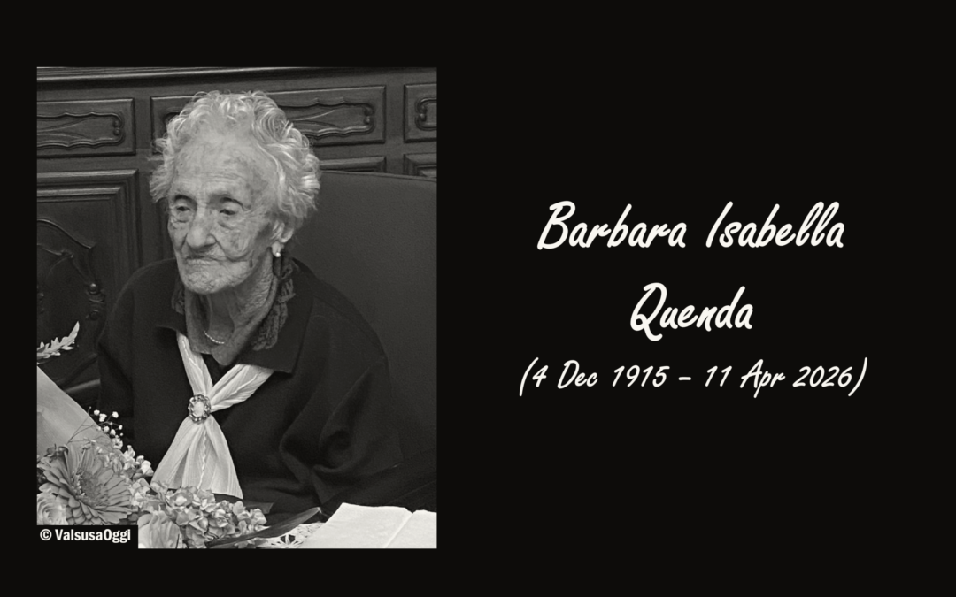 Italian Woman Barbara Isabella Quenda Dies at 110