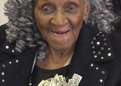 On her 110th birthday. (Source: Facebook / Mayor Joelisa McDonald)