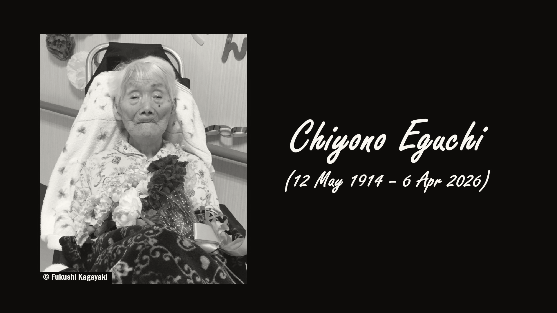 Chiyono Eguchi, the Oldest Person in Niigata, Japan, Dies at 111