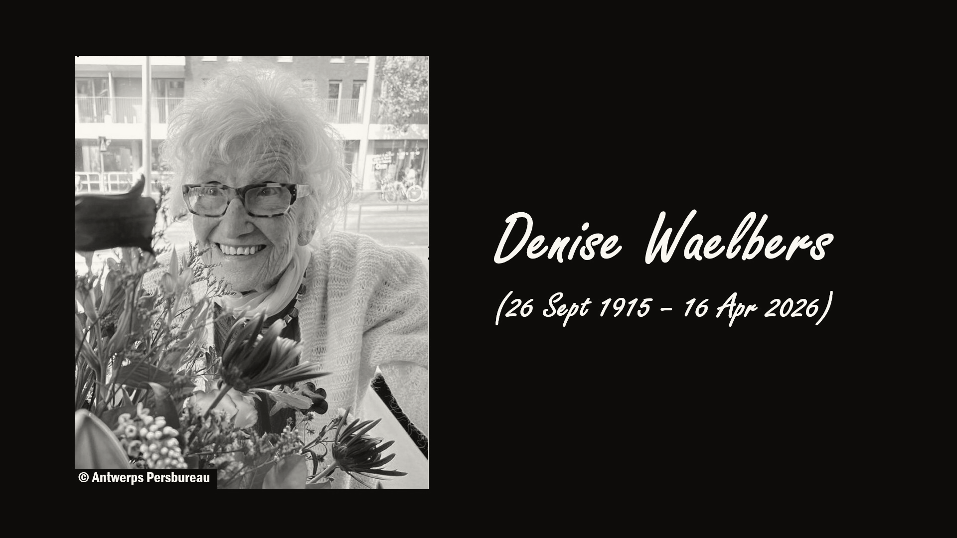 Denise Waelbers, Belgium's Oldest Resident, Dies at 110