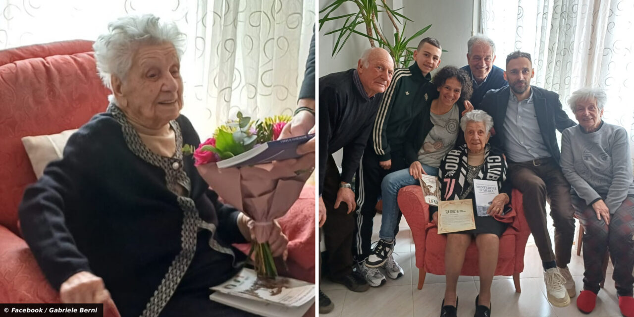 Italian Woman Nella Faleri Turns 111