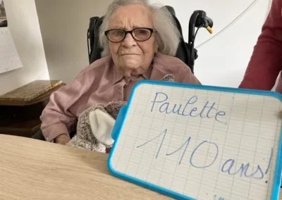 Shortly before her 110th birthday. (Source: La République du Centre)