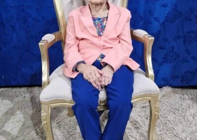 On her 106th birthday.