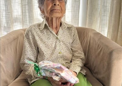 On her 107th birthday.