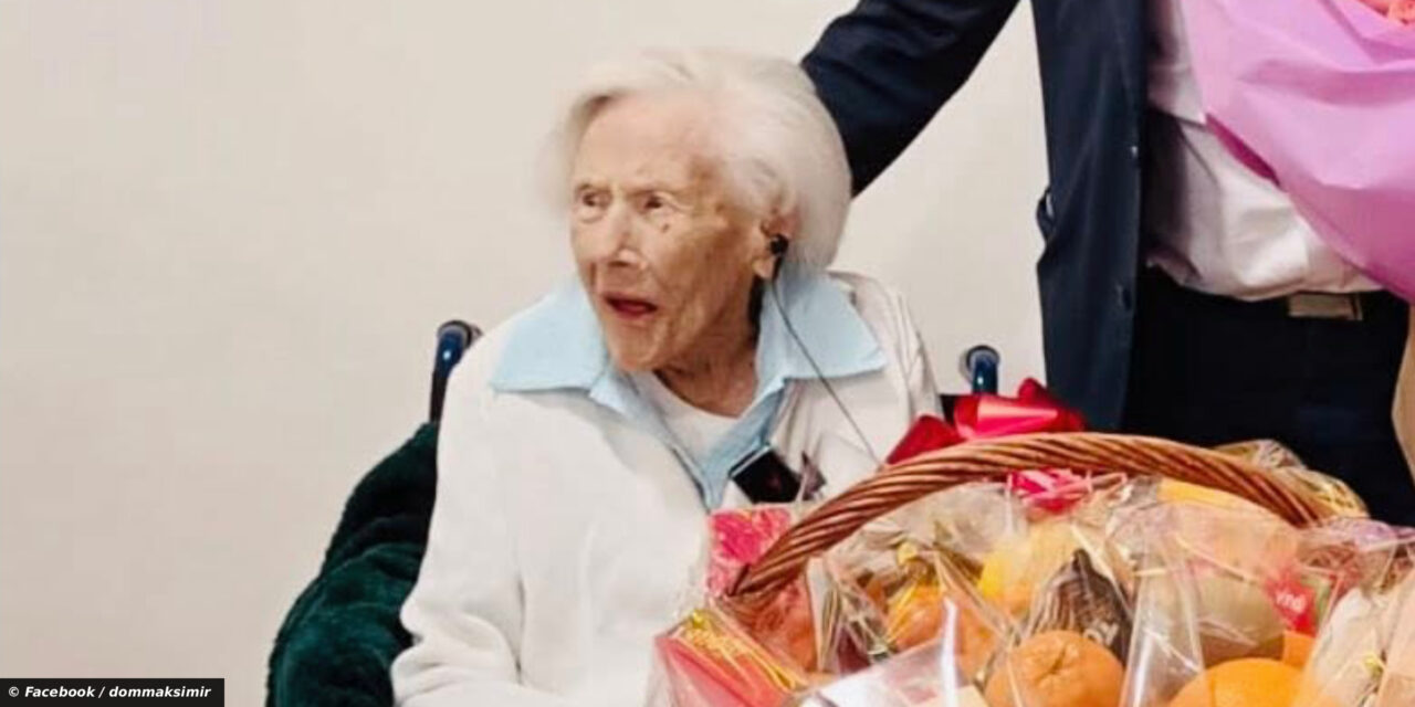 Hilda Hećej, Croatia’s Oldest Resident, Turns 108