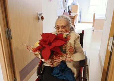 On her 110th birthday in December 2025. (Source: Facebook / Grupo Amavir)