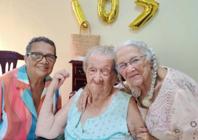 On her 107th birthday.