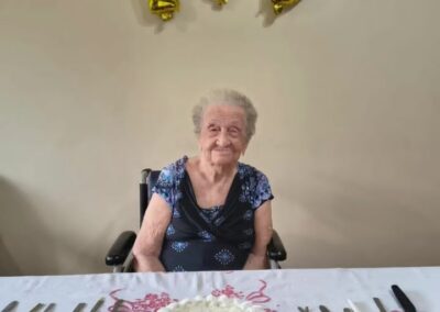 On her 109th birthday.