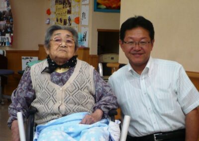 In 2012, with Takashi Fuse, Mayor of Tome City. (Source: Facebook (布施孝尚))