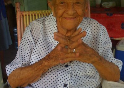 Shortly after her 103rd birthday. (Source: blogspot)