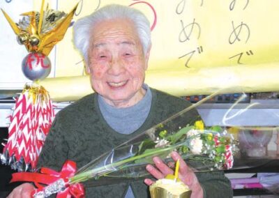 In 2006, aged 99. (Source: wakasa-fukushikai.com)