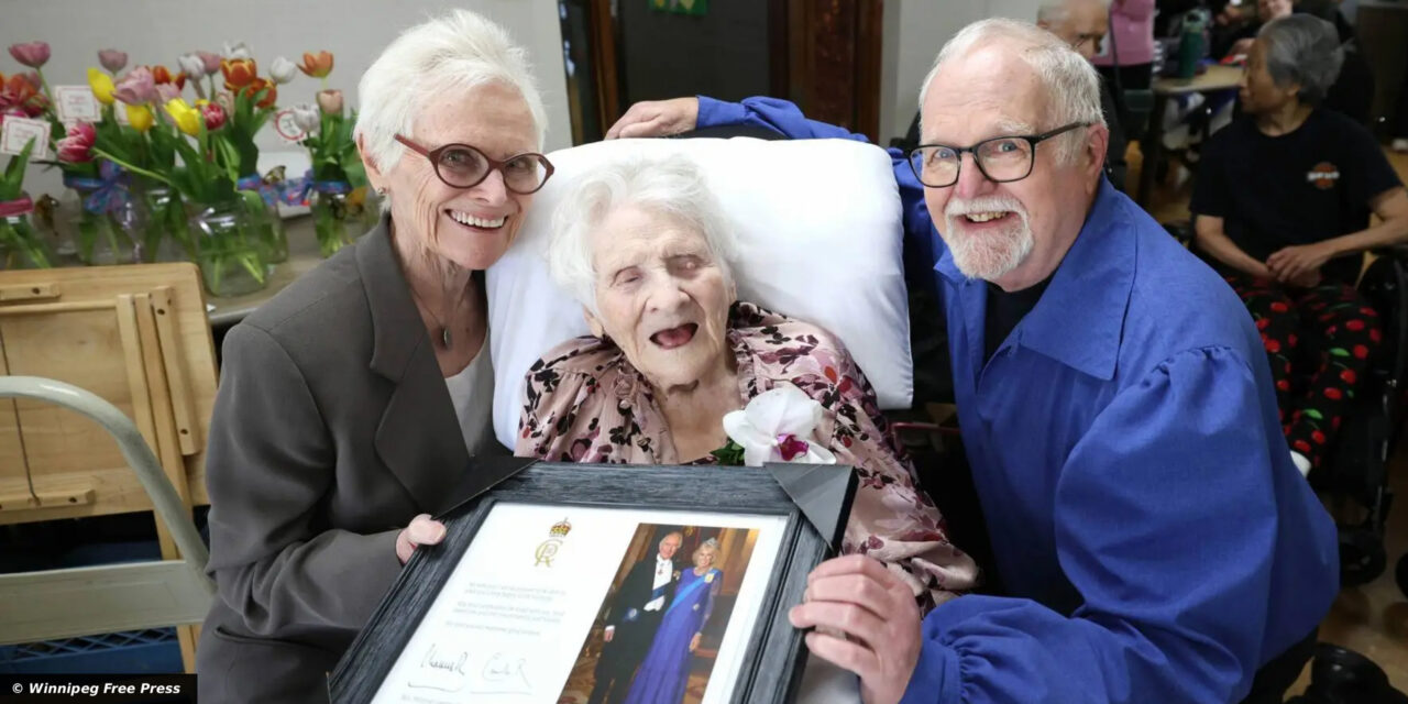 Canadian Woman Mildred Giesbrecht Turns 110
