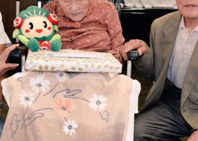 In September 2015, aged 111. (Source: x.com/MatsubaraMackey)
