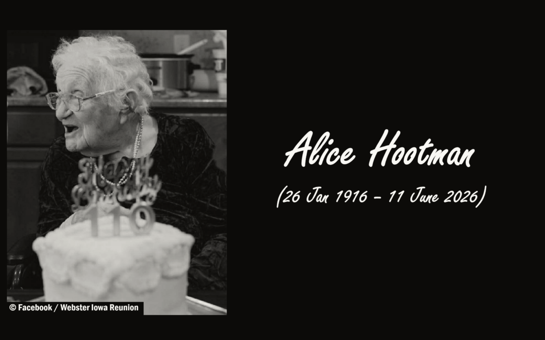 Alice Hootman, Iowa’s Oldest Resident, Dies at 110
