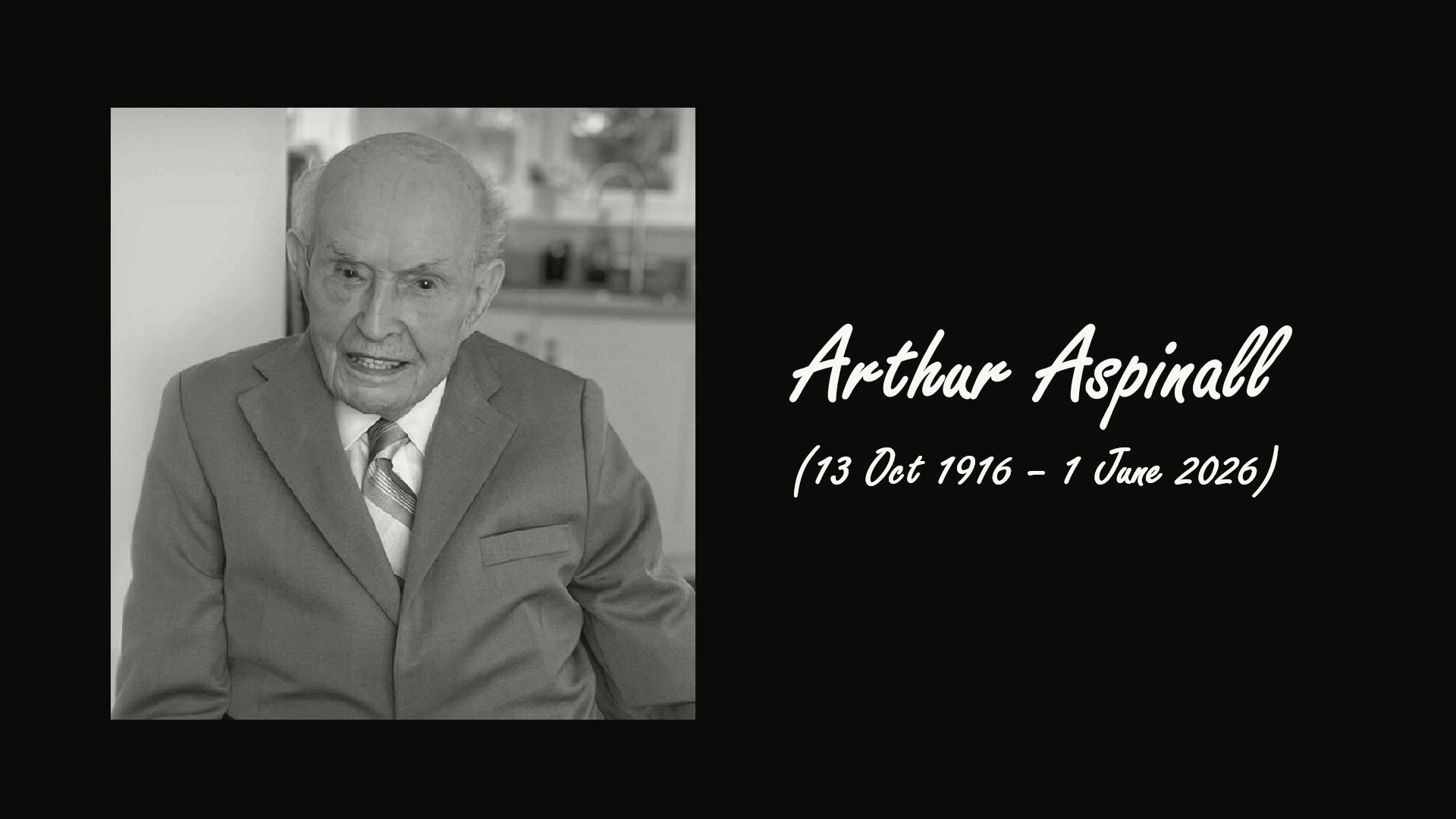 England’s Oldest Man, Arthur Aspinall, Dies at 109