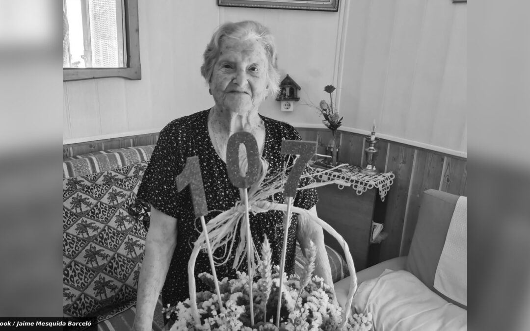 Spanish Woman Catalina Cantallops Nicolau Dies at 110