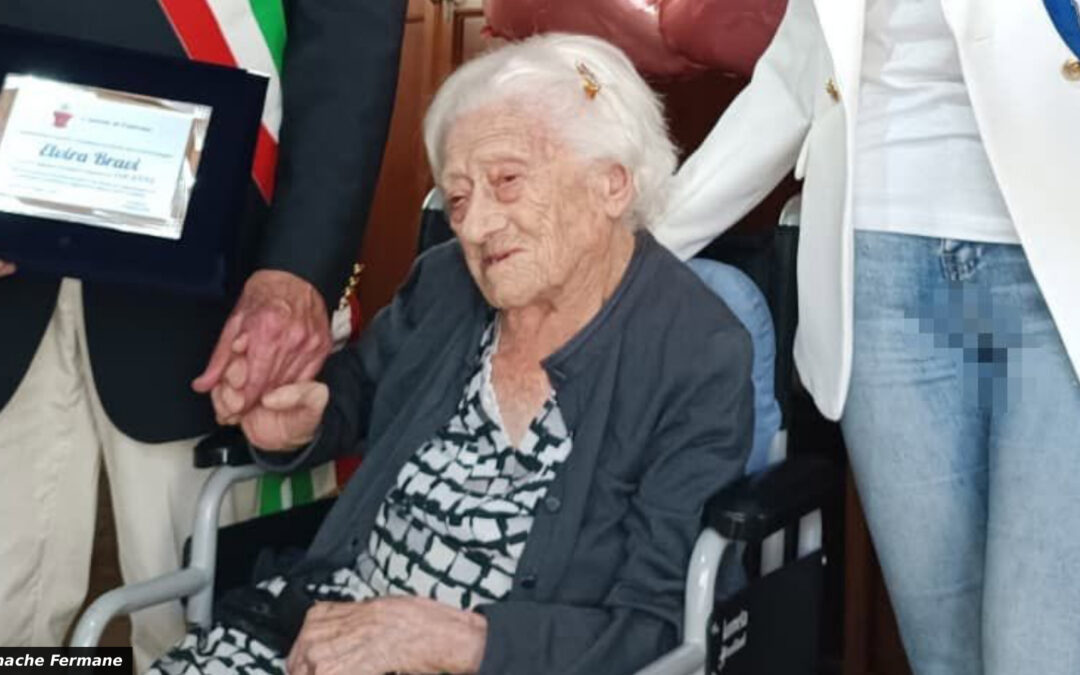 Italian Woman Elvira Bravi Turns 110
