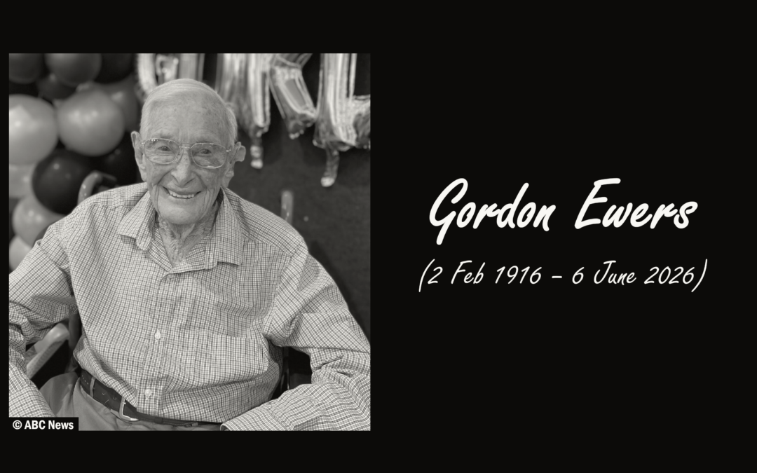 Gordon Ewers, Australia’s Third-Oldest Man, Dies at 110