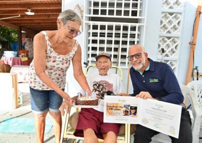 On his 110th birthday in June 2026. (Source: Facebook / Betito Márquez)