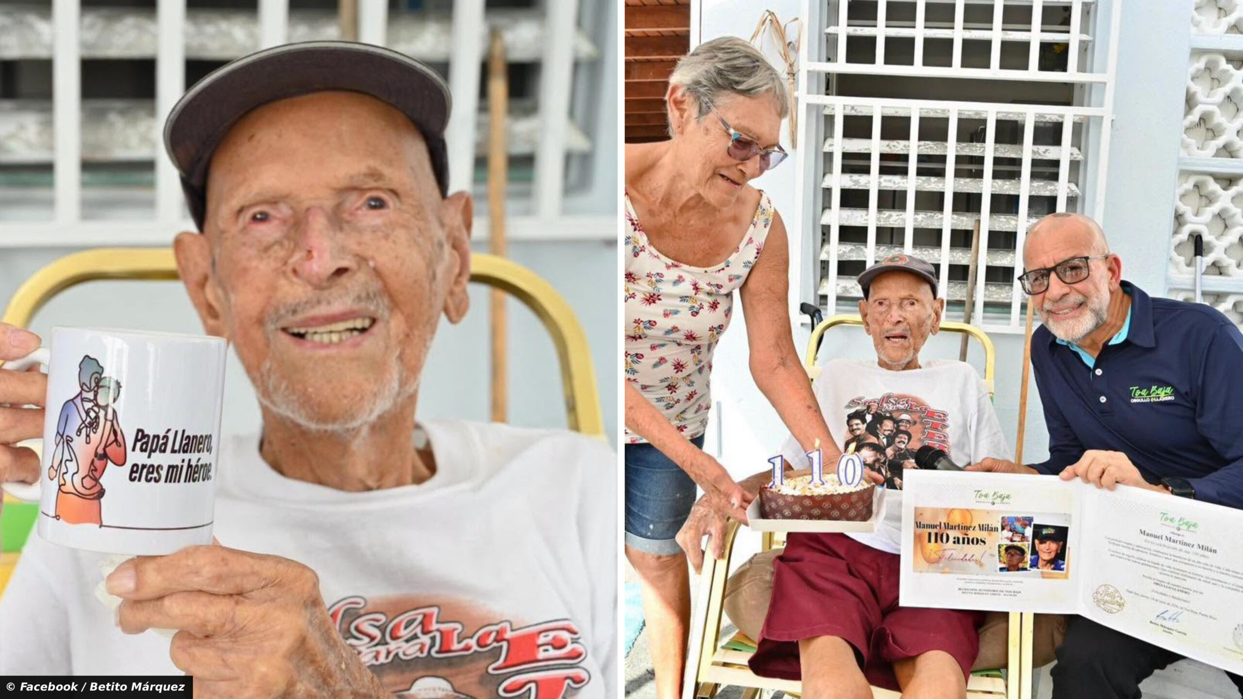 Manuel Martínez Milán, Puerto Rico's Oldest Man, Turns 110