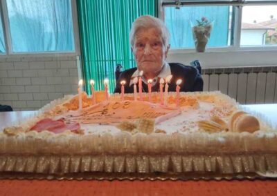 On her 109th birthday. (Source: Report Pistoia)