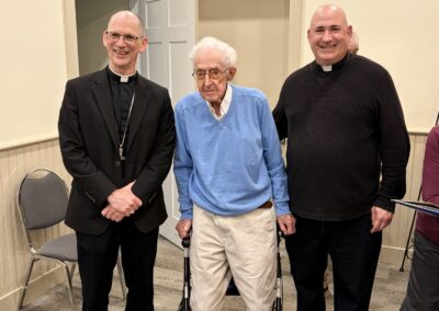 Shortly before his 110th birthday. (Source: Facebook / St. Catherine of Siena Parish)