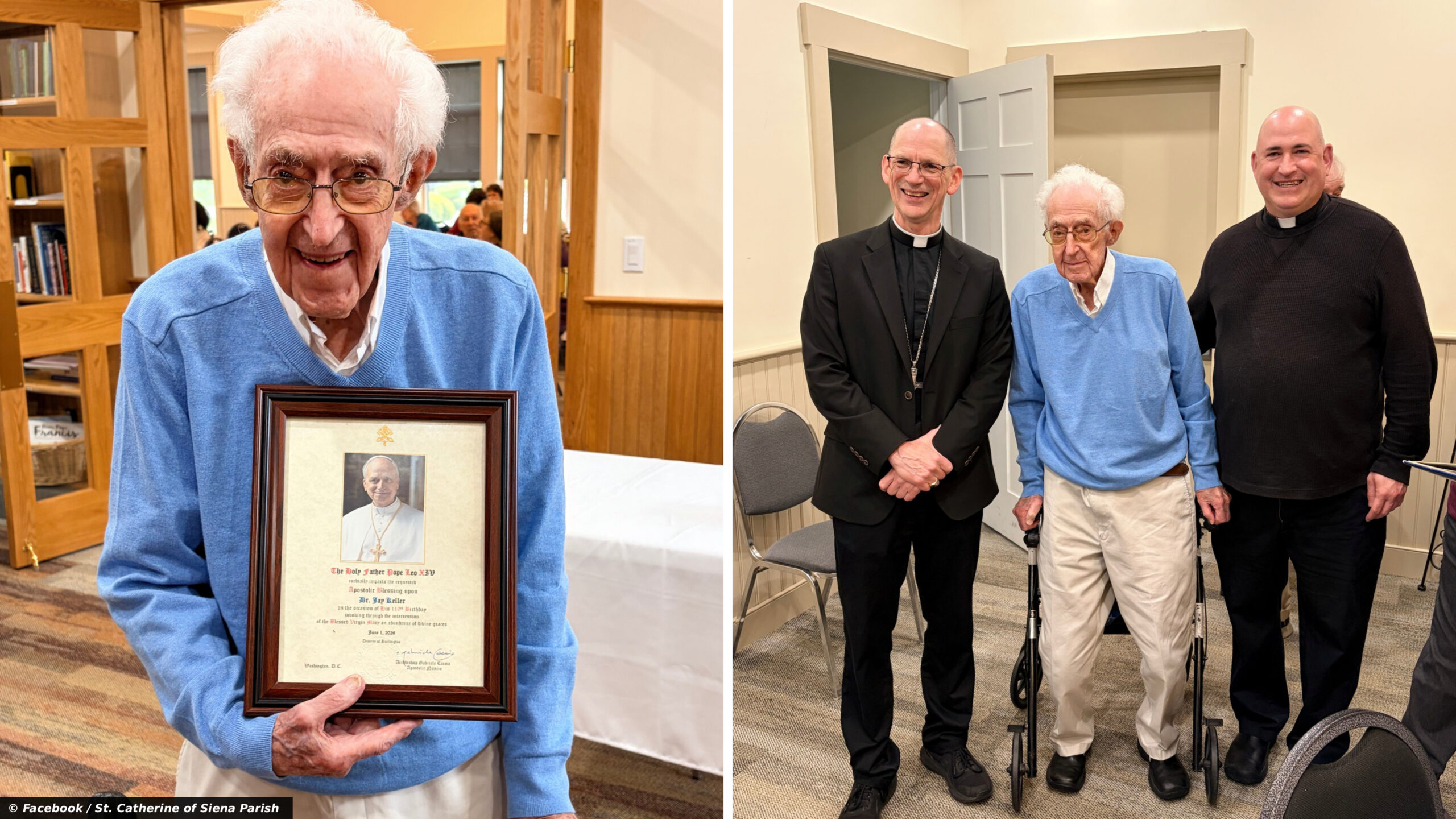 Jay Keller, the Oldest Person in Vermont, USA, Turns 110
