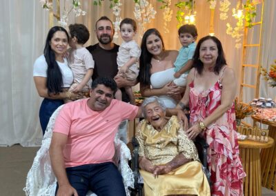 Celebrating her 108th birthday.