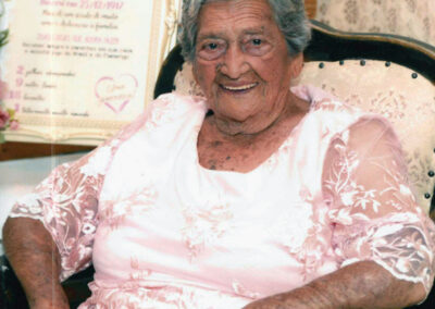 Celebrating her 102nd birthday.