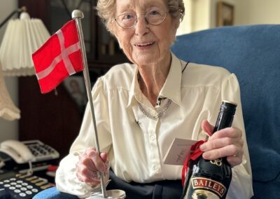 At the age of 108. (Source: TV2 Nord)