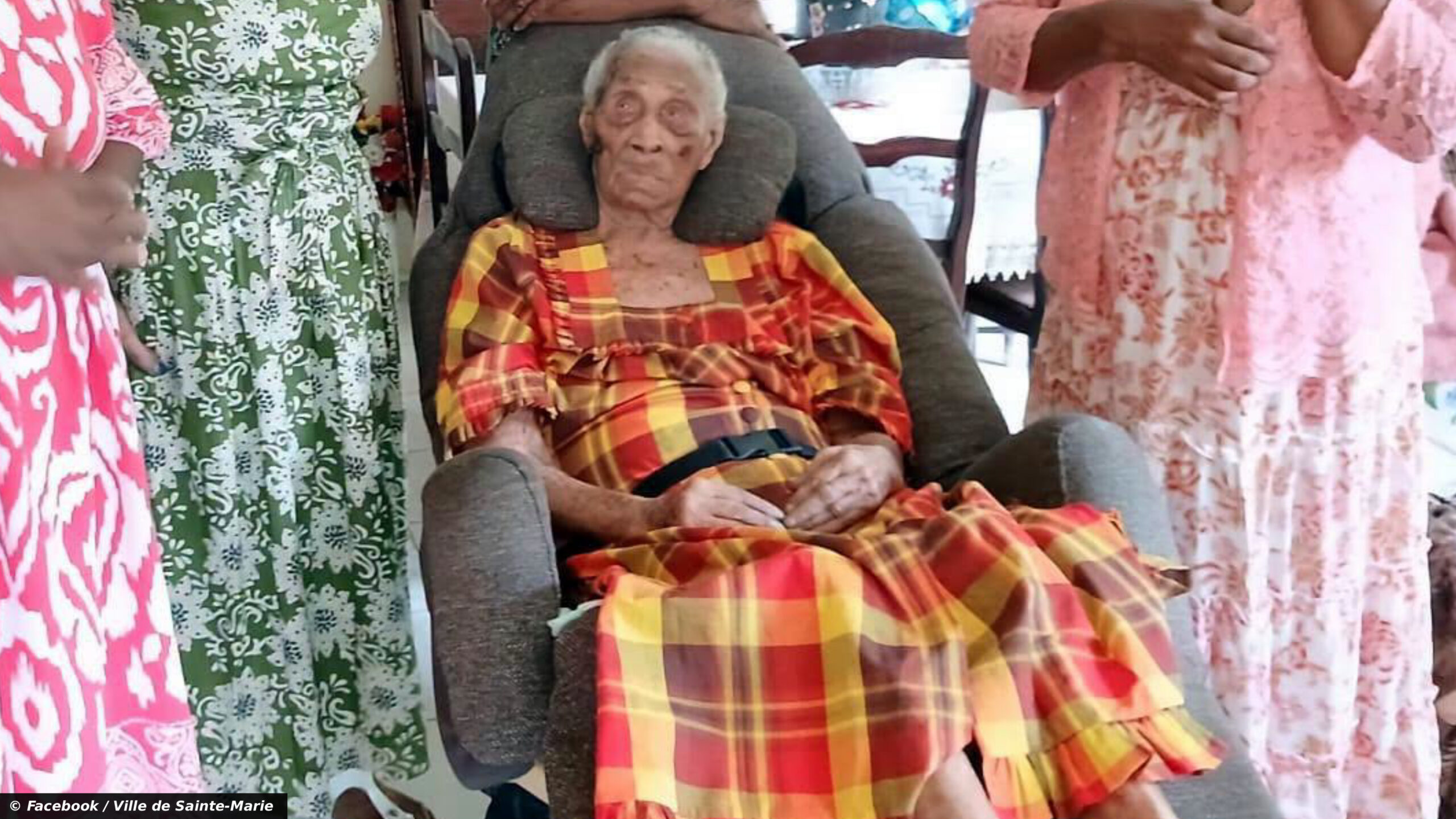 Martinican Woman Emma Grivalliers Turns 111