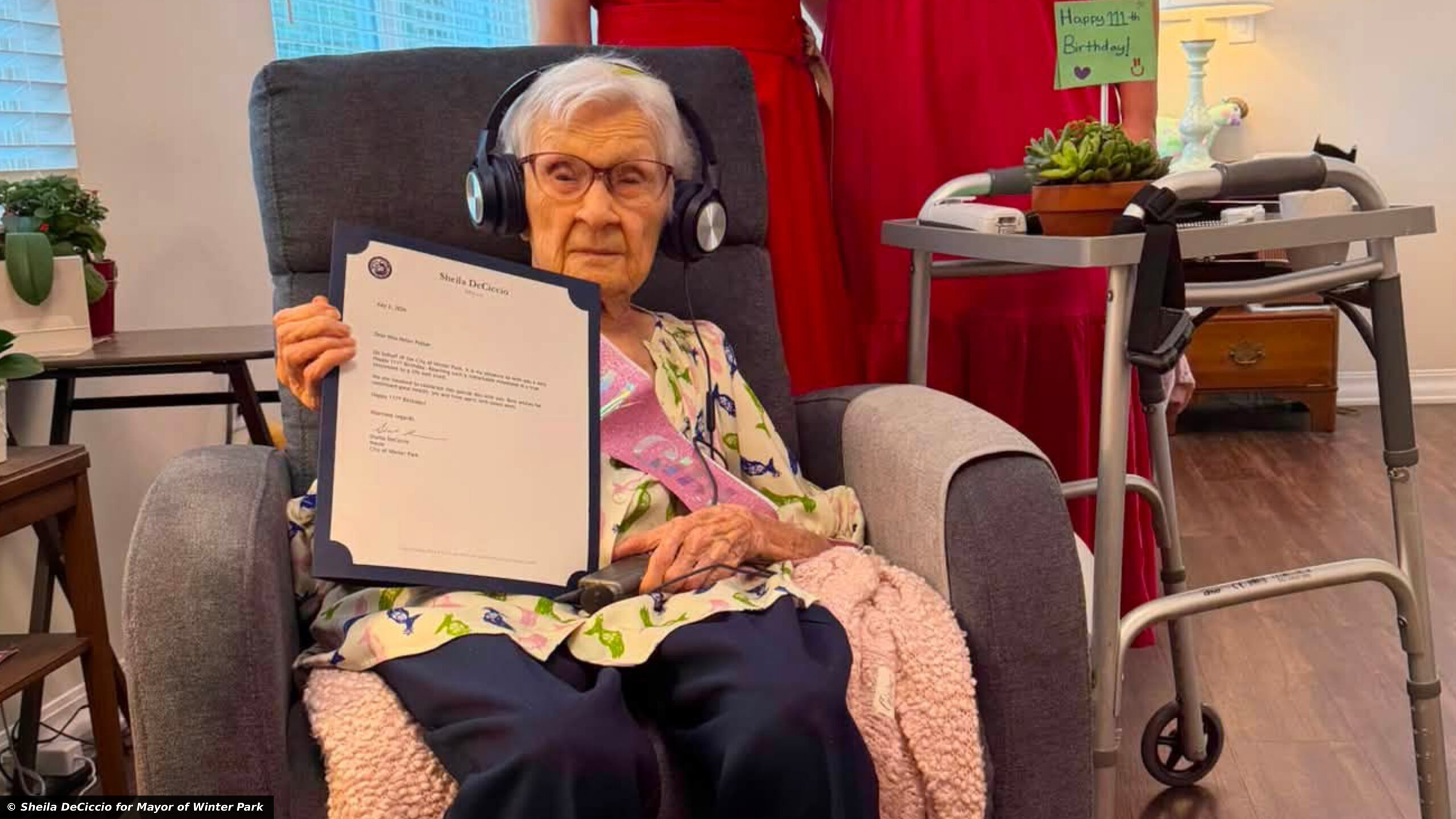Florida Woman Helen Potter Turns 111