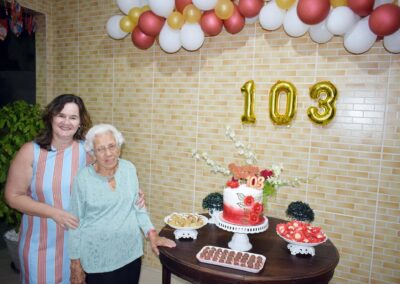 On her 103rd birthday.