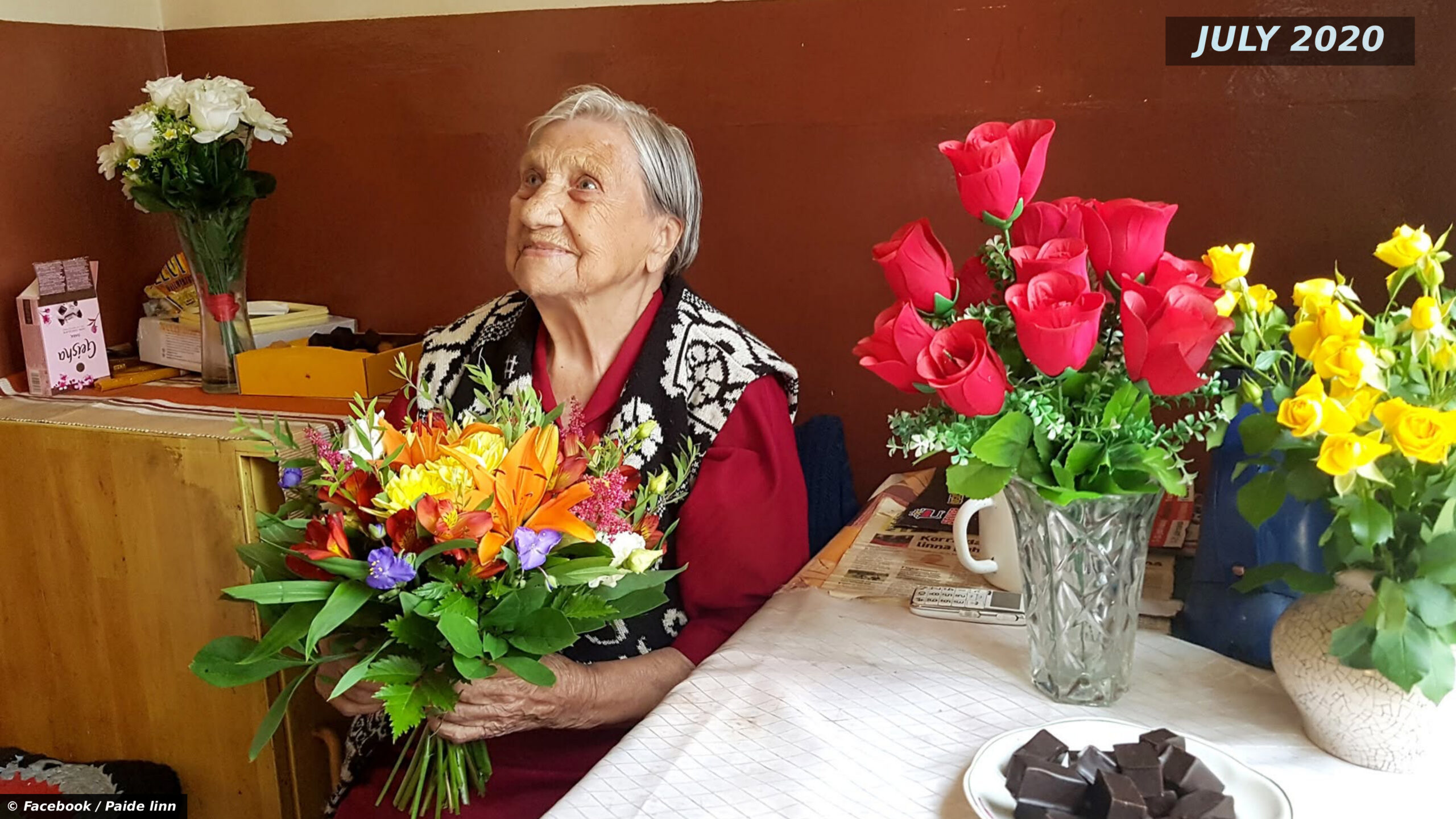 Lidia Saulep, Estonia's Oldest Resident, Turns 108