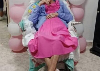 On her 109th birthday. (Source: Alcaldia Galan Santander)