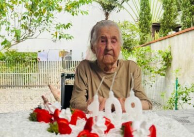 Celebrating her 109th birthday.