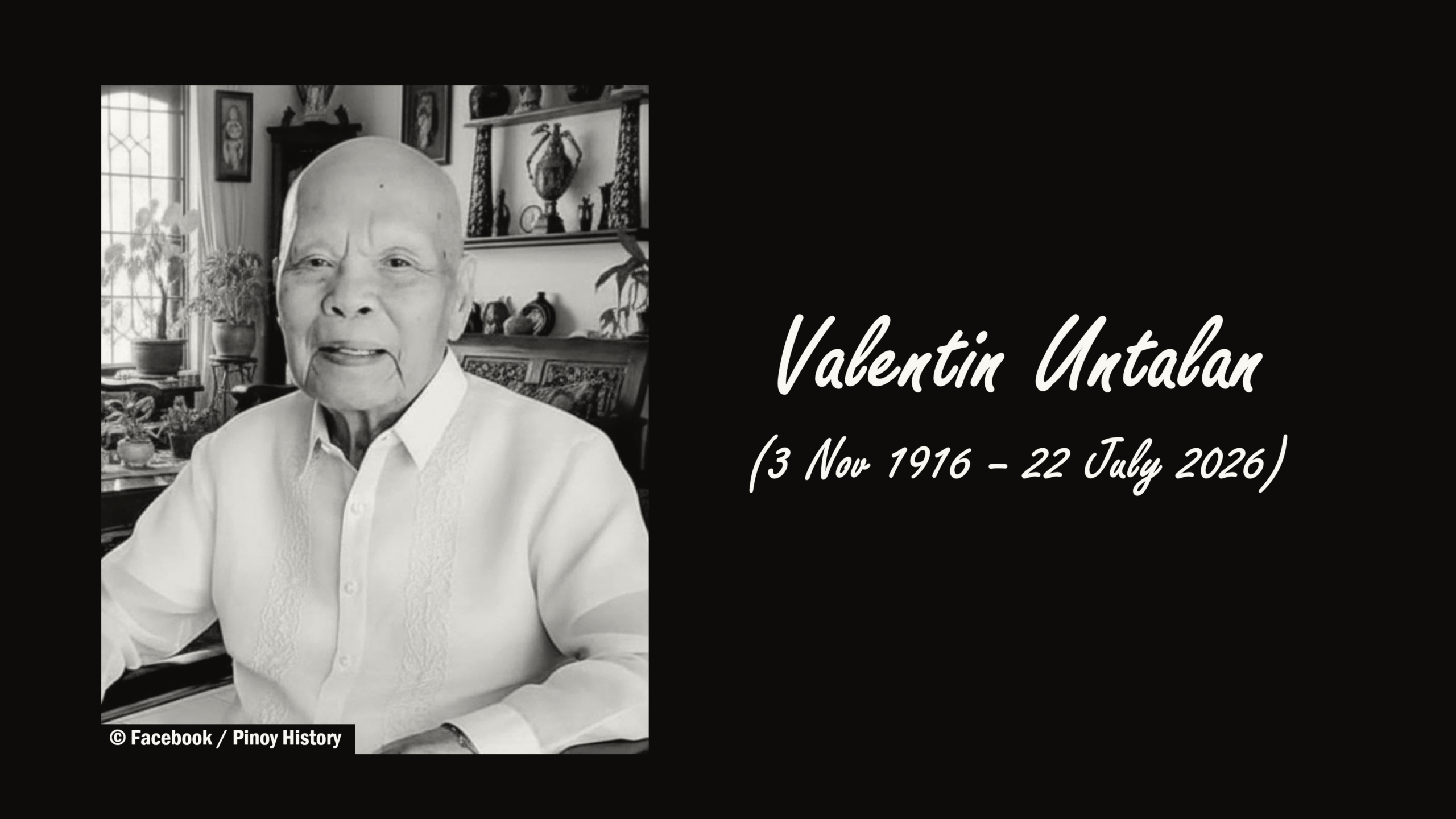 Valentine Untalan, the Oldest Man in the Philippines, Dies at 109